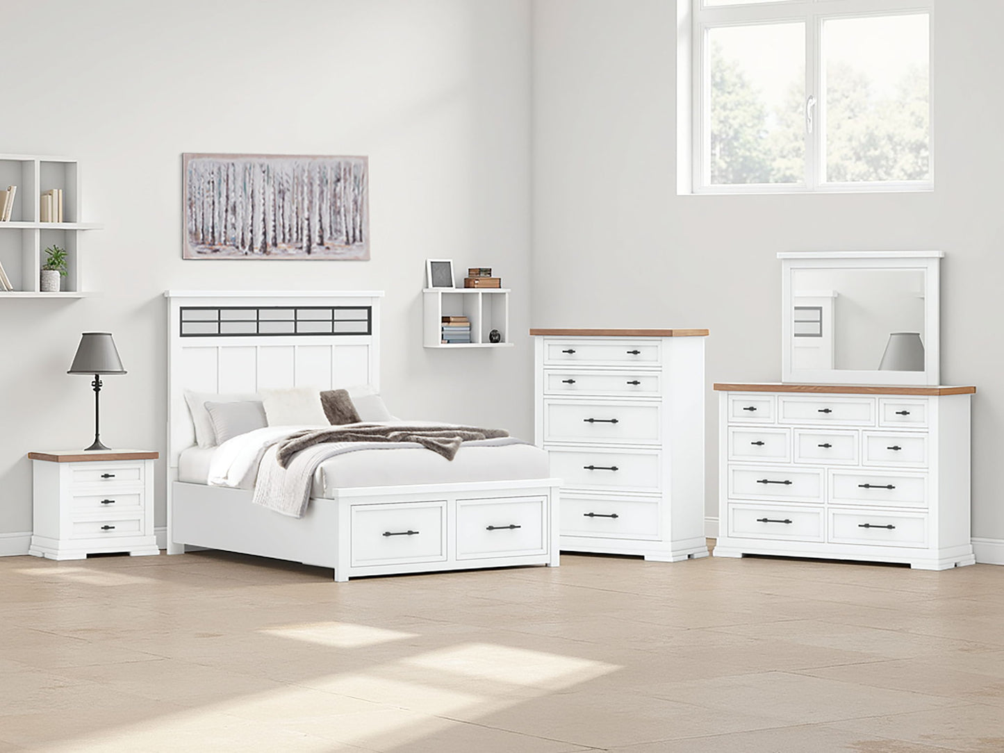 Ashbryn - Panel Storage Bed