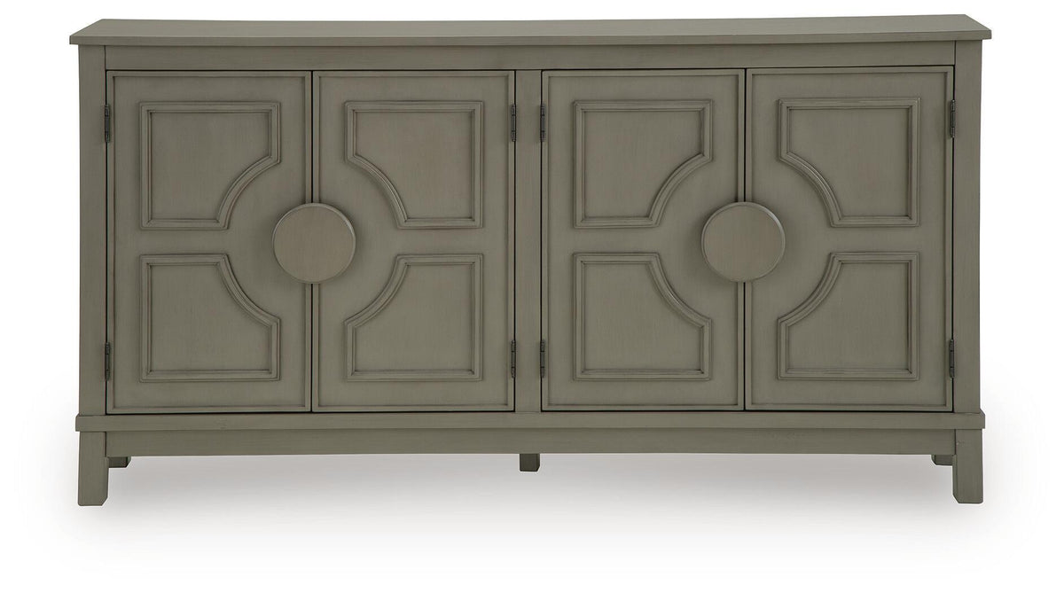 Darlock - Accent Cabinet - Warm Gray