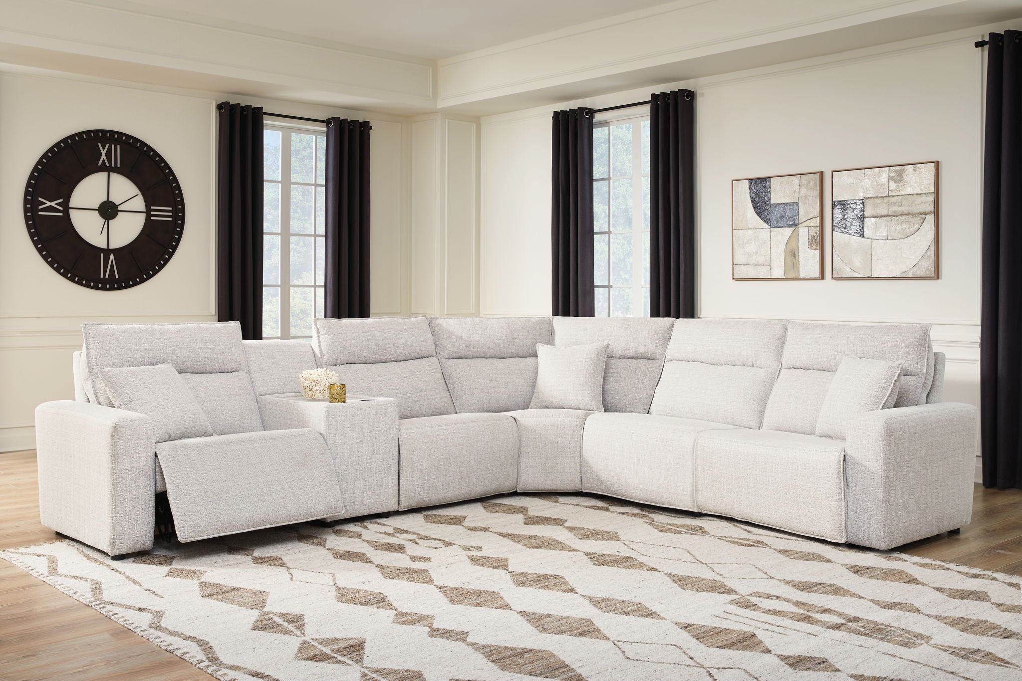 Modmax II - Reclining Sectional - Stone – Tiger Home Furnishings (MO)