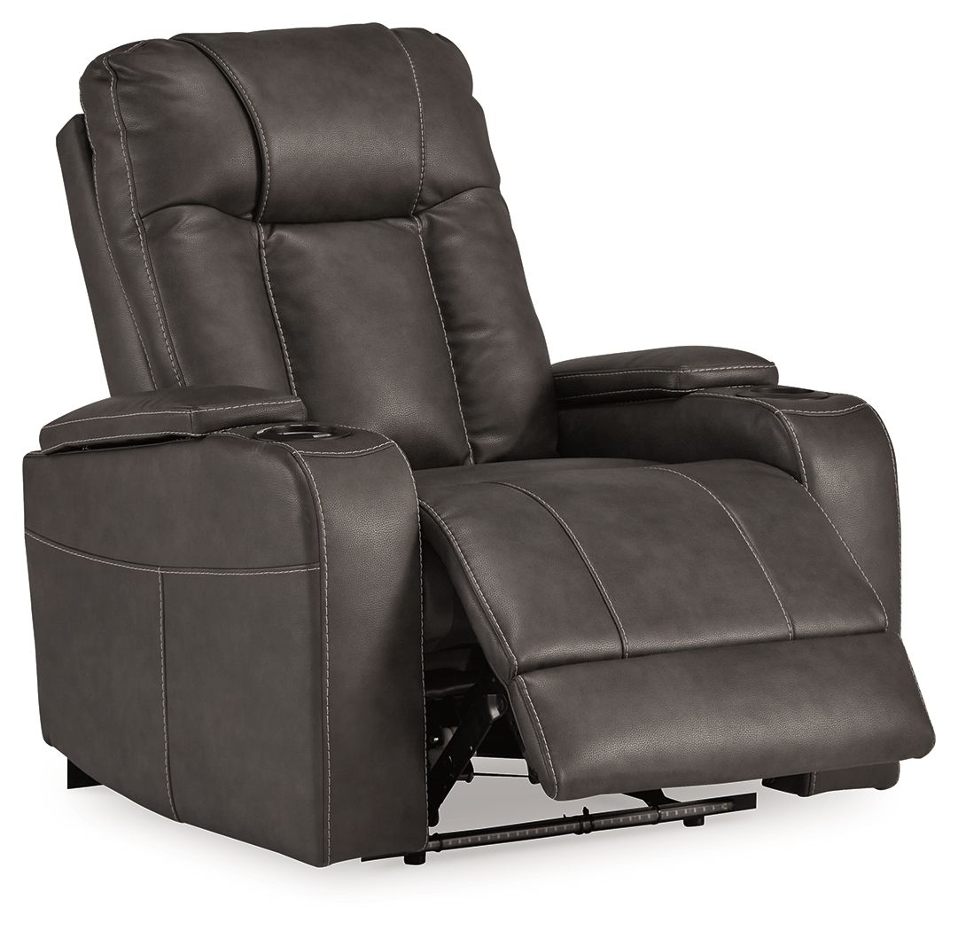 Feazada - Power Recliner With Adj Headrest