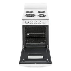 20" Amana Electric Range Oven With Versatile Cooktop