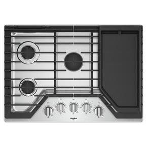 30" Gas Cooktop With Griddle