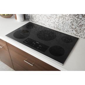 36" Electric Ceramic Glass Cooktop With Triple Radiant Element