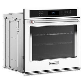 Kitchenaid 30" Single Wall Oven With Air Fry Mode - White