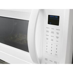 1.9 Cubic Feet Capacity Steam Microwave With Sensor Cooking - White