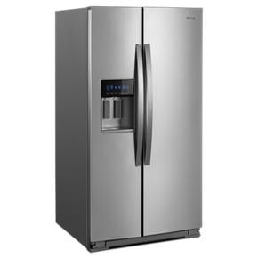 36" Wide Side-By-Side Refrigerator - 28 Cubic Feet - Fingerprint Resistant Stainless Steel