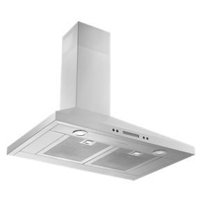 30" Chimney Wall Mount Range Hood With Dishwasher-Safe Grease Filters - Fingerprint-Resistant Stainless Finish