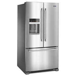 36-" Wide French Door Refrigerator With PowerCold Feature - 25 Cubic Feet