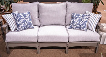 Cove Beach - Gray - Sofa With Cushion