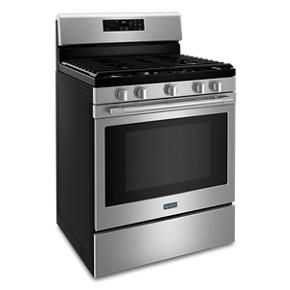 Gas Range With Air Fryer And Basket - 5.0 Cubic Feet