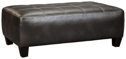 Nokomis - Charcoal - Oversized Accent Ottoman