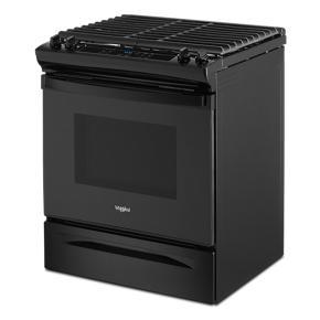 5.0 Cubic Feet Whirlpool Gas Range With Frozen Bake Technology - Black