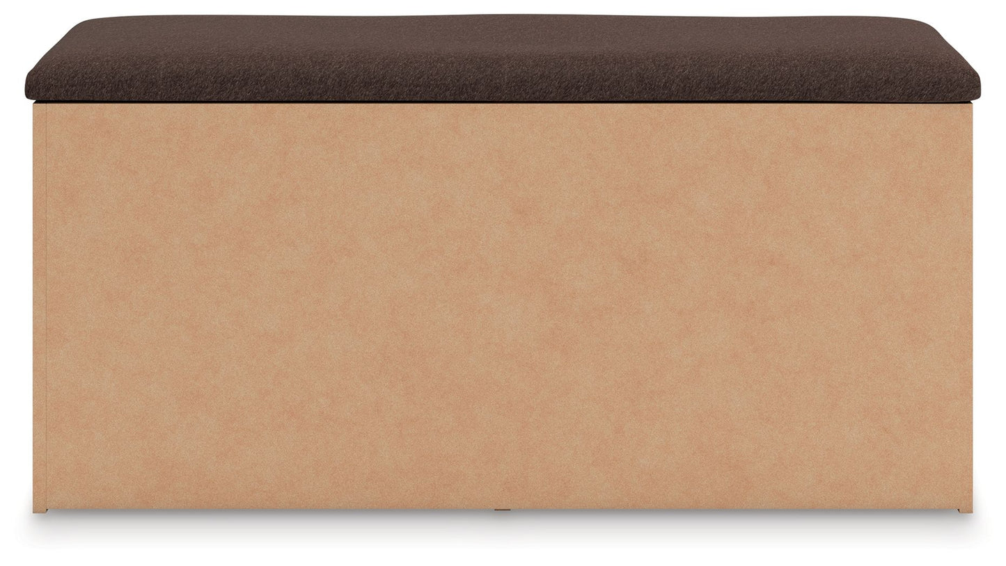 Kinlanni - Bedroom Upholstered Storage Bench - Tan / Brown