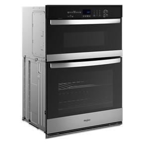 64 Total Cubic Feet Combo Self-Cleaning Wall Oven - Stainless Steel