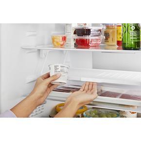 24" Wide Bottom-Freezer Refrigerator - 12.9 Cubic Feet - Fingerprint-Resistant Stainless Finish