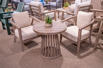 Joy Lagoon - Beige - Outdoor Chairs With Cushions/Table (Set of 3)