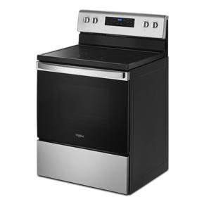 5.3 Cubic Feet Whirlpool Electric Range With Frozen Bake Technology - Fingerprint Resistant Stainless Steel - Pearl Silver