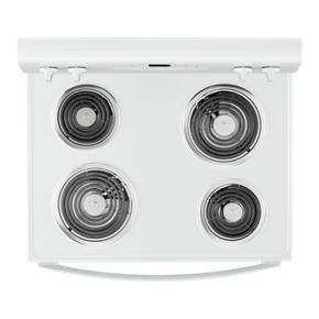 4.8 Cubic Feet Whirlpool Electric Range With Keep Warm Setting - White -