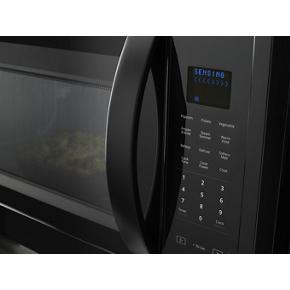 1.9 Cubic Feet Capacity Steam Microwave With Sensor Cooking - Black