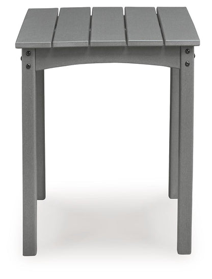 Cove Beach - Square End Table - Gray