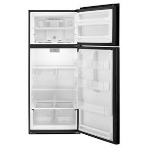 28" Wide Refrigerator Compatible With The EZ Connect Icemaker Kit – 18 Cubic Feet - Black