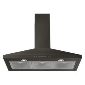 36" Chimney Wall Mount Range Hood With Dishwasher-Safe Grease Filters