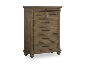 Karallin - Seven Drawer Chest - Medium Brown