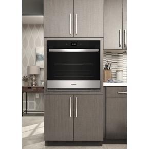 43 Cubic Feet Single Wall Oven With Air Fry When Connected - Gray