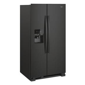 36" Wide Refrigerator - 25 Cubic Feet - Black