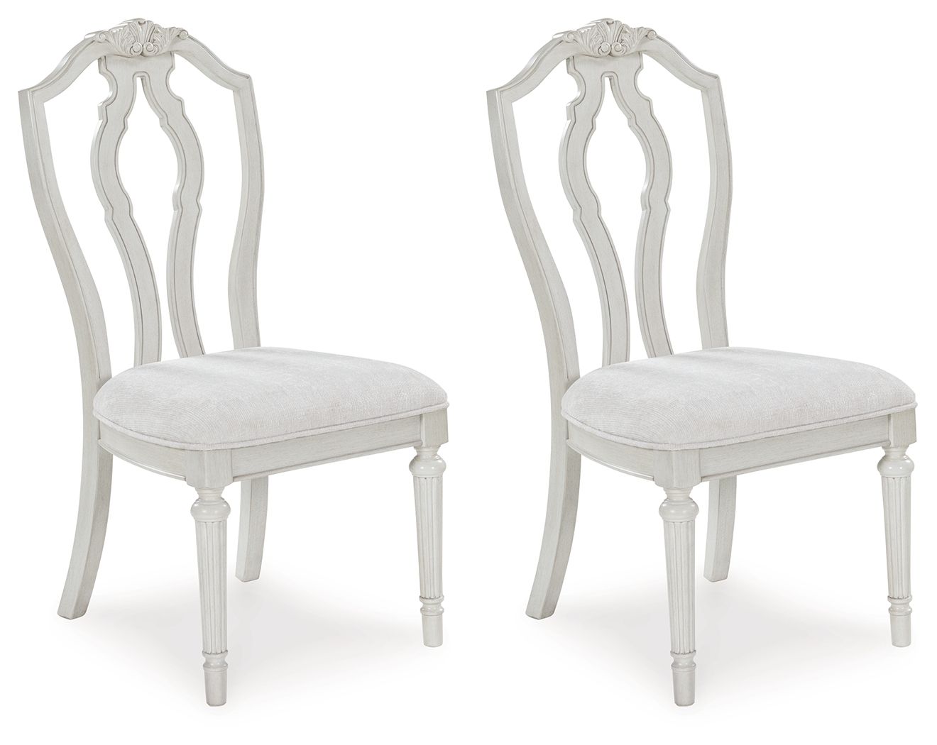 Montelaine - Antique White - Dining Upholstered Side Chair (Set of 2)