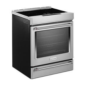 30" 4-Element Induction Slide-In Convection Range With Air Fry - Stainless Steel