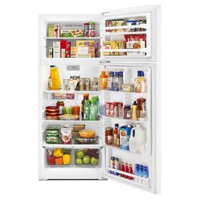 28" Wide Refrigerator Compatible With The EZ Connect Icemaker Kit – 18 Cubic Feet - White