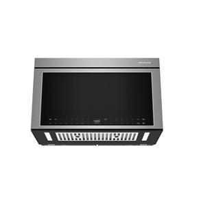 Multifunction Over-The-Range Microwave Oven With Flush Built-In Design - PrintShield Stainless