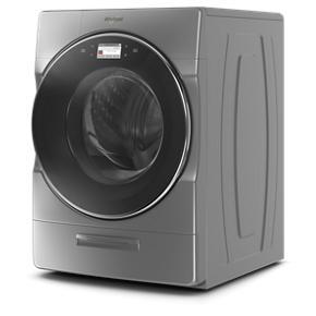 5.0 Cubic Feet Smart Front Load Washer With Load & Go XL Plus Dispenser - Chrome Shadow