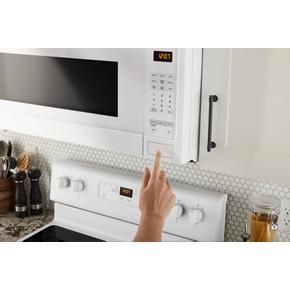 Over-The-Range Microwave With Stainless Steel Cavity - 1.7 Cubic Feet - White