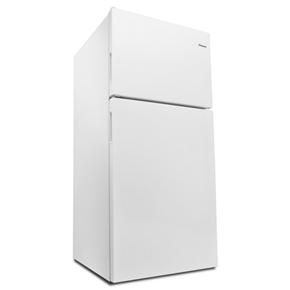 30" Amana Top-Freezer Refrigerator With Glass Shelves - White