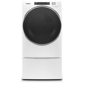 7.4 Cubic Feet Front Load Electric Dryer With Steam Cycles - White