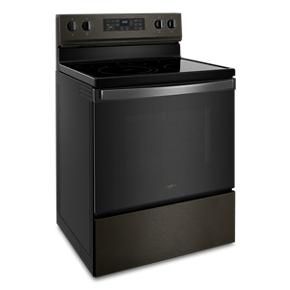 5.3 Cubic Feet Whirlpool Electric 5-in-1 Air Fry Oven - Black - Metal