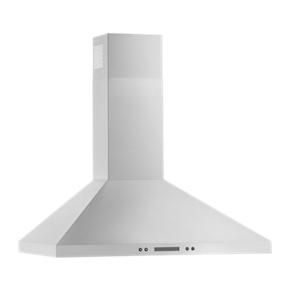 30" Chimney Wall Mount Range Hood With Dishwasher-Safe Grease Filters - Fingerprint-Resistant Stainless Finish