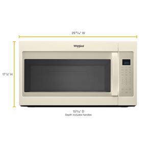 1.9 Cubic Feet Capacity Steam Microwave With Sensor Cooking - Beige