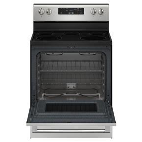 Maytag Steam Clean Electric Range - 53 Cubic Feet - Gray