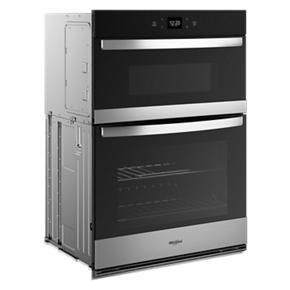 57 Total Cubic Feet Combo Wall Oven With Air Fry When Connected* - Gray