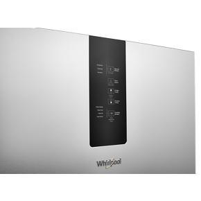 24" Wide Bottom-Freezer Refrigerator - 12.9 Cubic Feet - Fingerprint-Resistant Stainless Finish - Pearl Silver