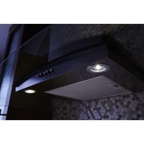 36" Concave Glass Wall Mount Range Hood