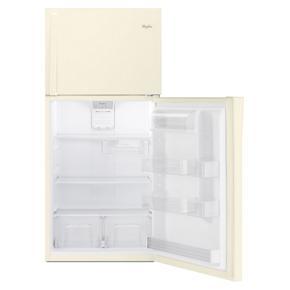 30" Wide Top Freezer Refrigerator - 19 Cubic Feet - Beige
