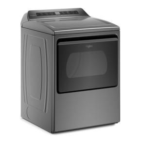 7.4 Cubic Feet Top Load Electric Dryer With Intuitive Controls - Chrome Shadow