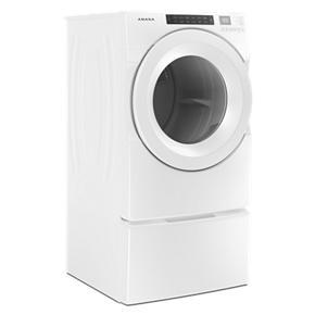 7.4 Cubic Feet Front-Load Dryer With Sensor Drying - White - Metal