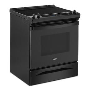 Whirlpool 34" Tall Range With Self Clean Oven Cycle - Black