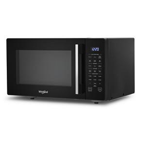0.9 Cubic Feet Capacity Countertop Microwave With 900 Watt Cooking Power - Black With Silver Handle