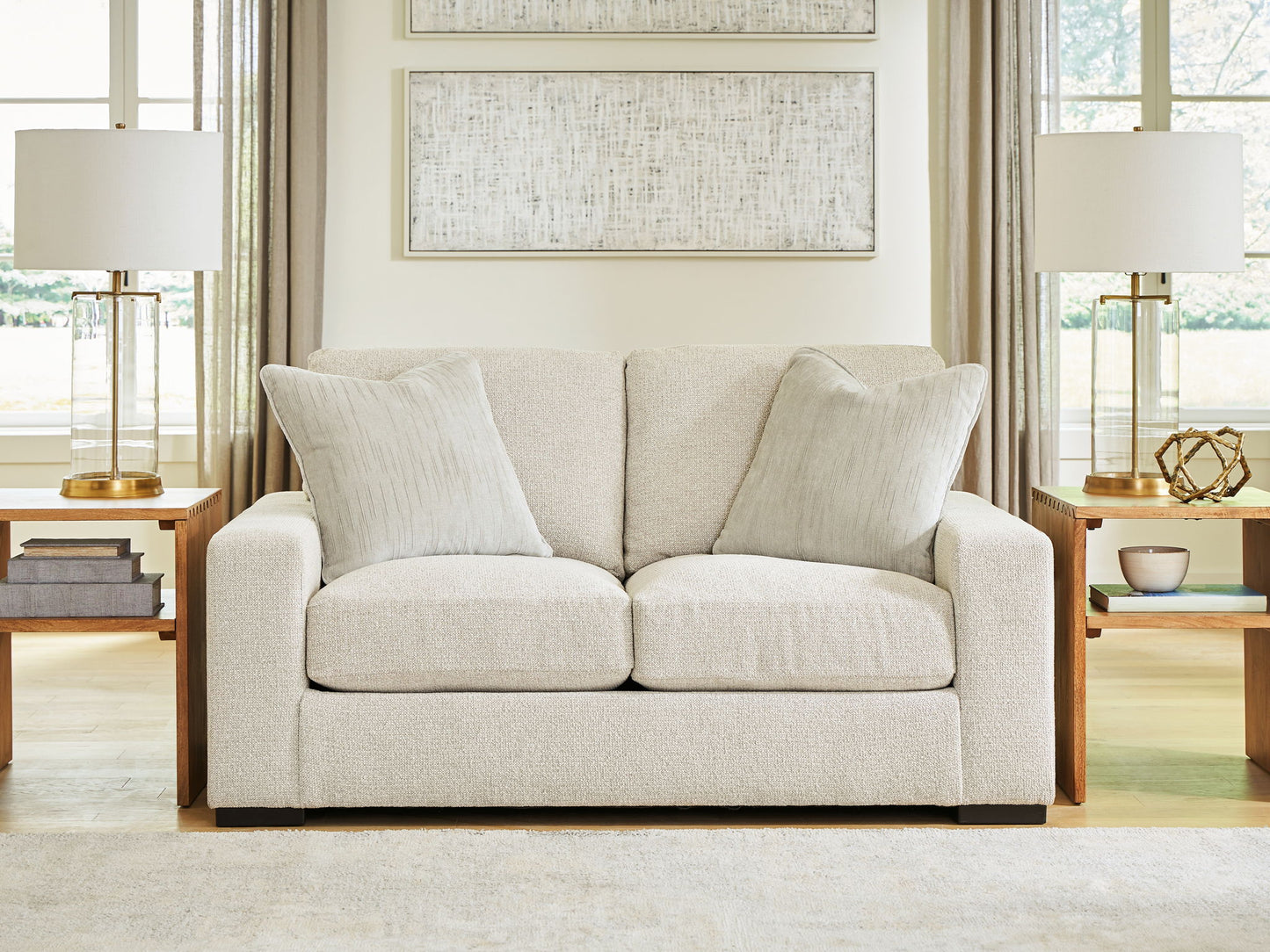 Conlee-Pike - Loveseat - Linen